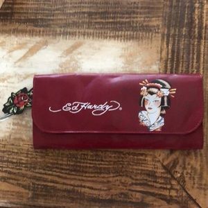 Ed Hardy wrist purse